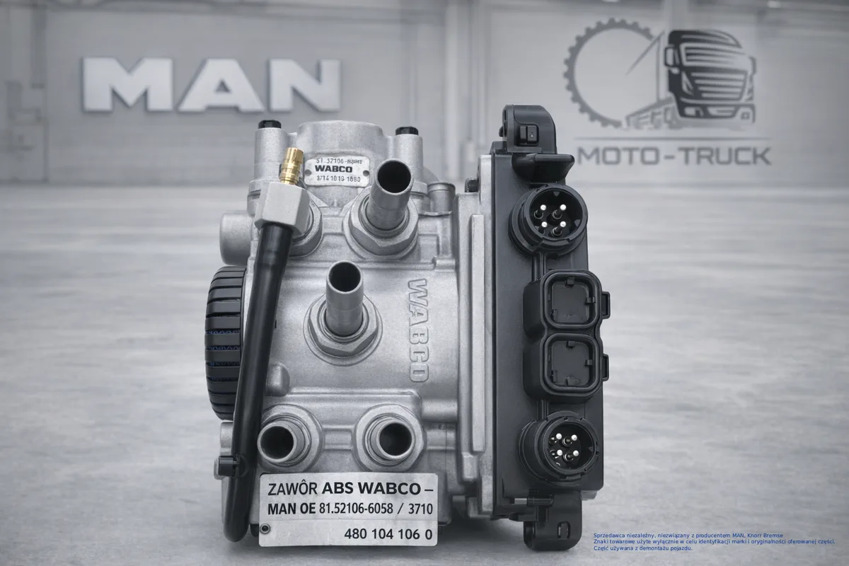 Zawór abs MAN TGL TGM wabca 81.52106-6058 3710 4801041060 (2)