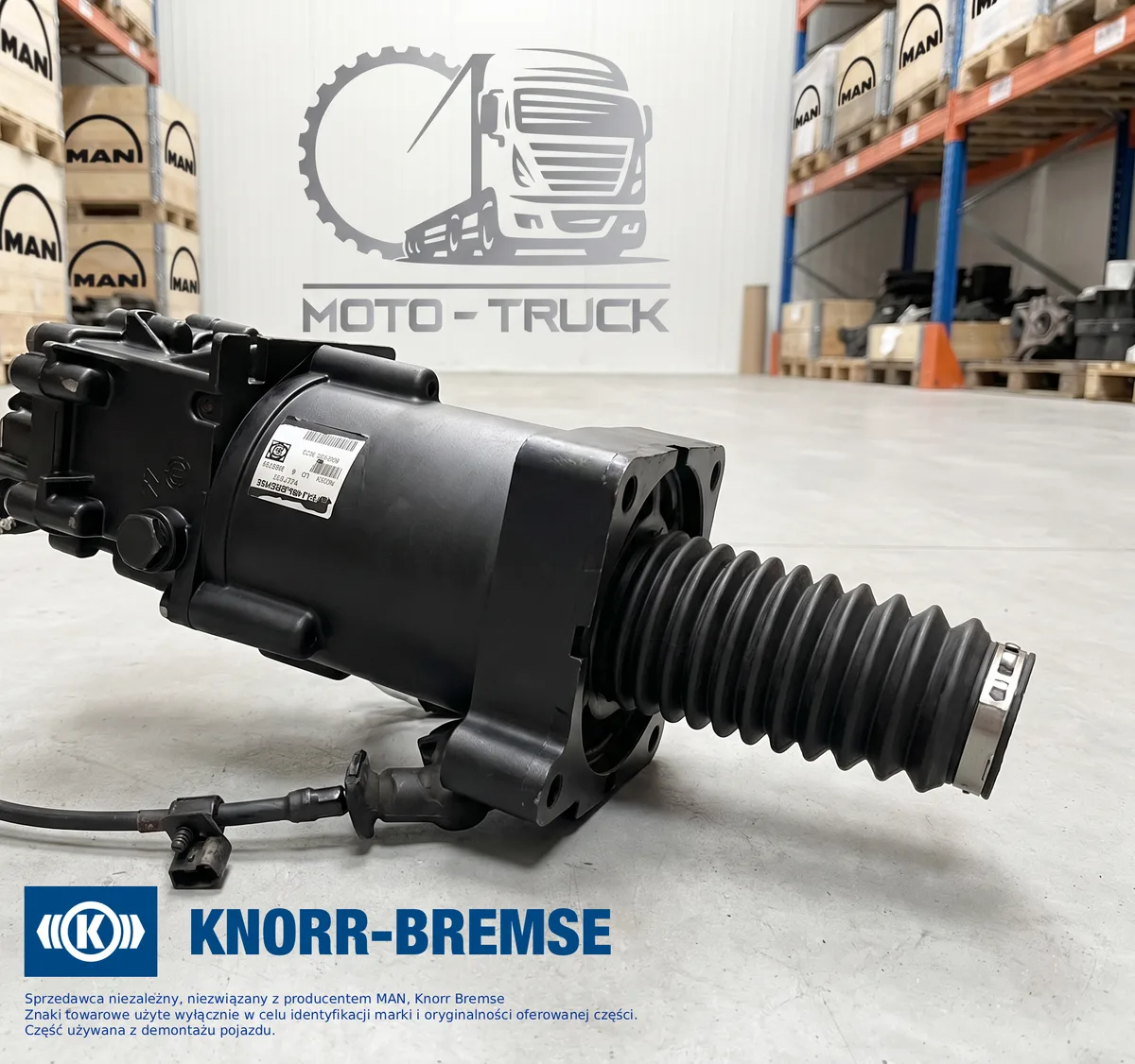 Siłownik sprzęgła MAN siłowni sprzęgła Knorr bremse K0113727 09492 03 a 558195 0501215260