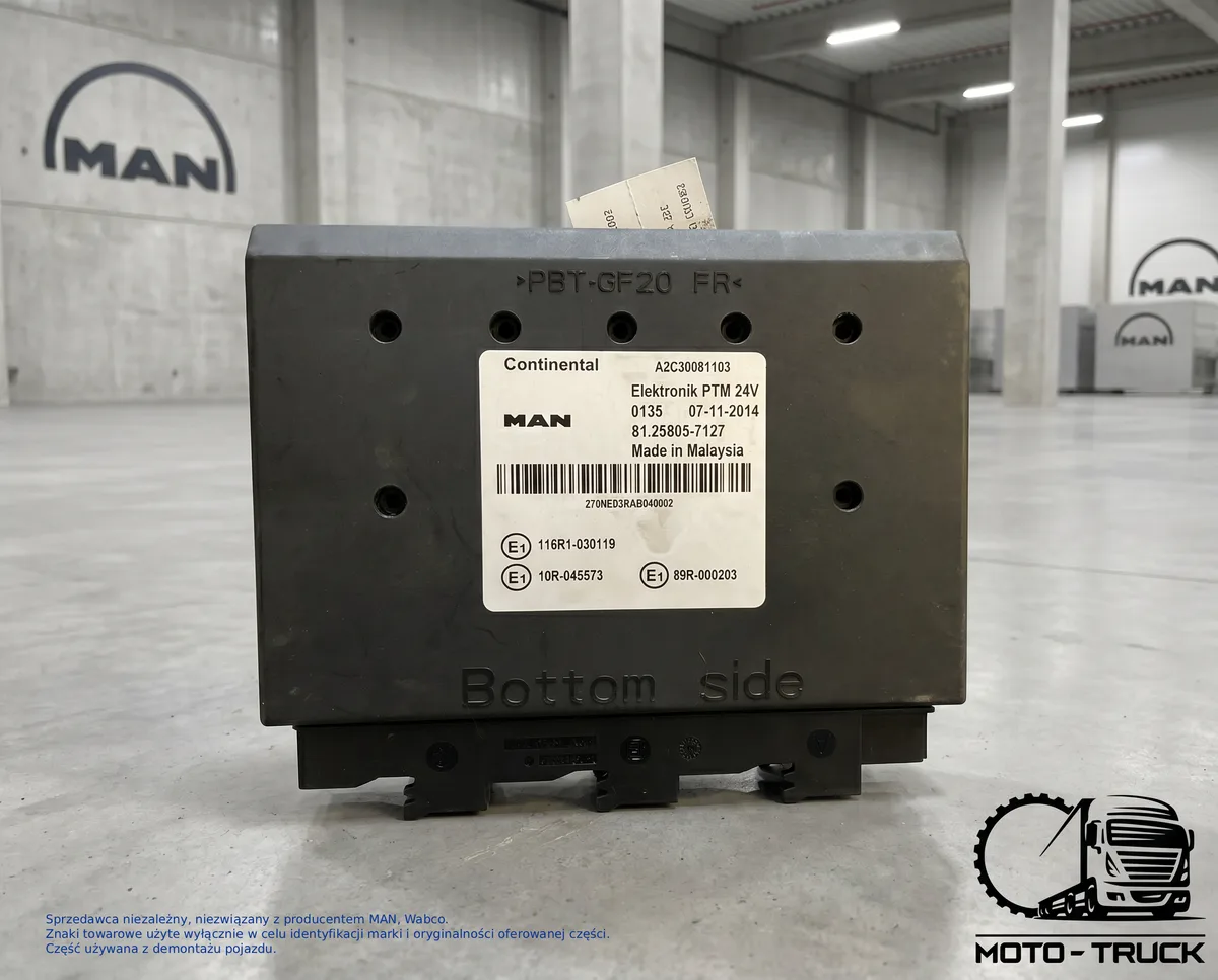 Sterownik PTM Continental 81.25805-7127 MAN TGL TGM TGA TGX TGS