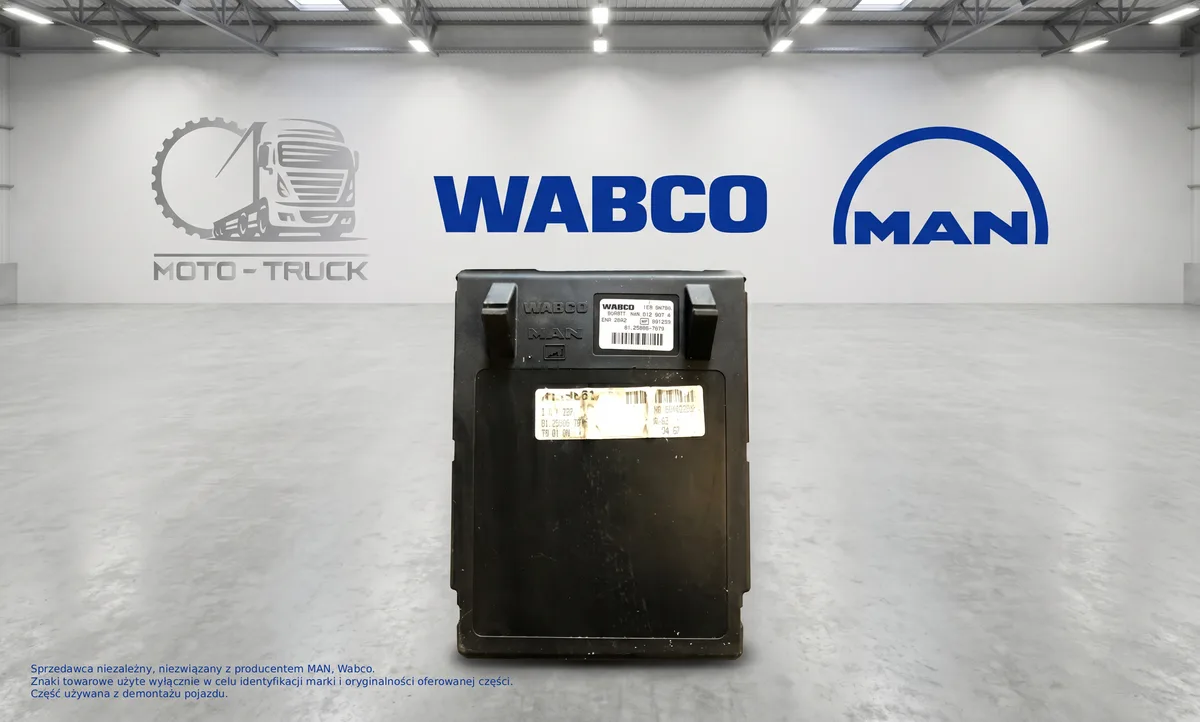 Sterownik ZBR2 WABCO 81.25806-7079 MAN TGL TGM TGA TGX EBS