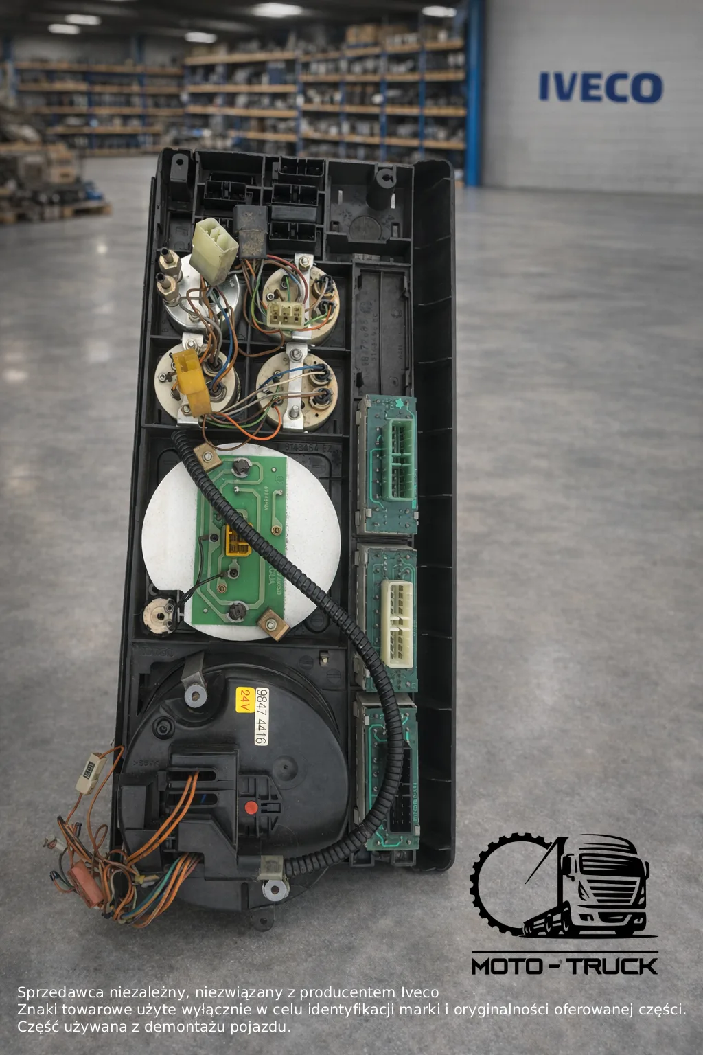 LICZNIK ZEGARY IVECO EUROCARGO EUROTECH 24V 98474416 98472688