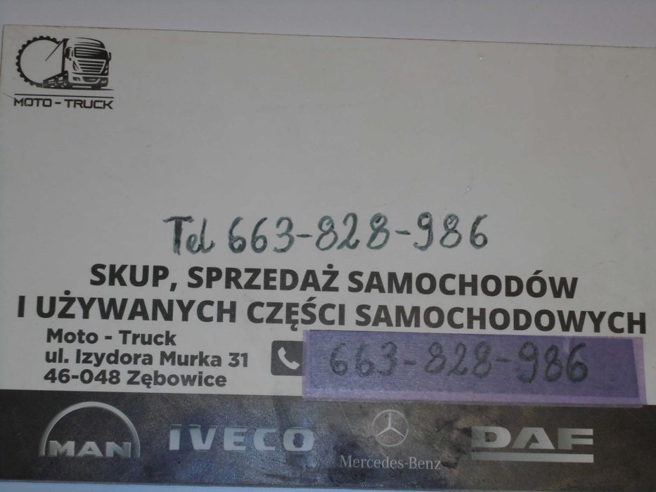 Wklad Mostu Most MAN TGL TGM blokada bez piasty polosie zawieszenie - obrazek 8