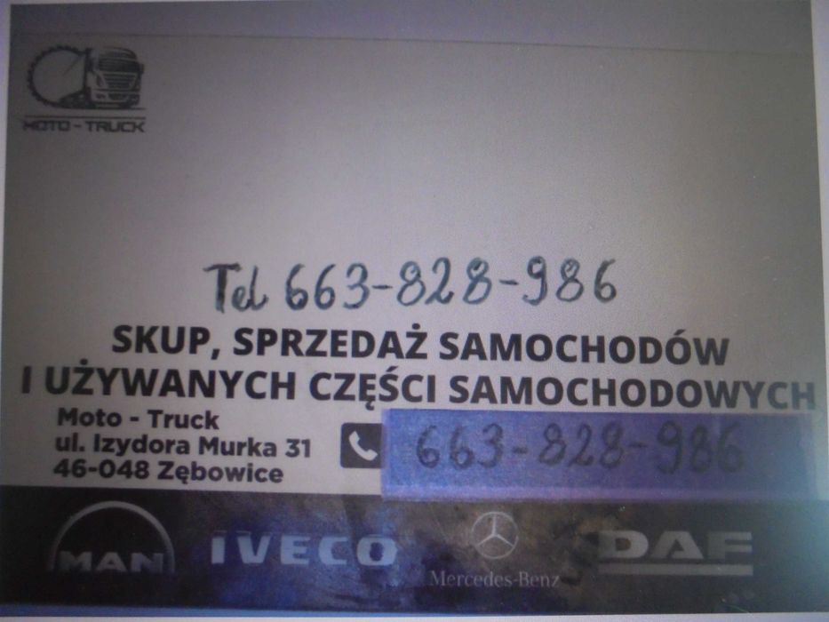 Zawieszenie MAN TGL TGM zwrotnica lewa,prawa piasta zacisk kolumna kierownicza - obrazek 3