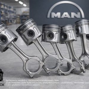 TŁOKI MAN TGL TGM D0836 250 290 EURO 4 5 Oryginał Komplet
