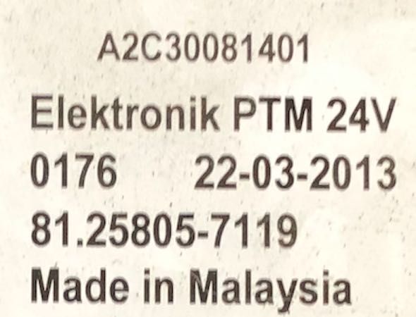 Sterownik PTM Continental 81.25805-7119 MAN TGL TGM TGA TGX TGS - obrazek 4