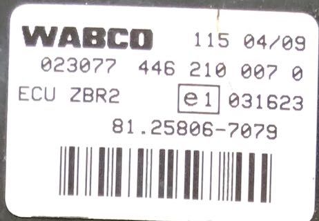 Sterownik ZBR2 WABCO 81.25806-7079 MAN TGL TGM TGA TGX EBS - obrazek 5