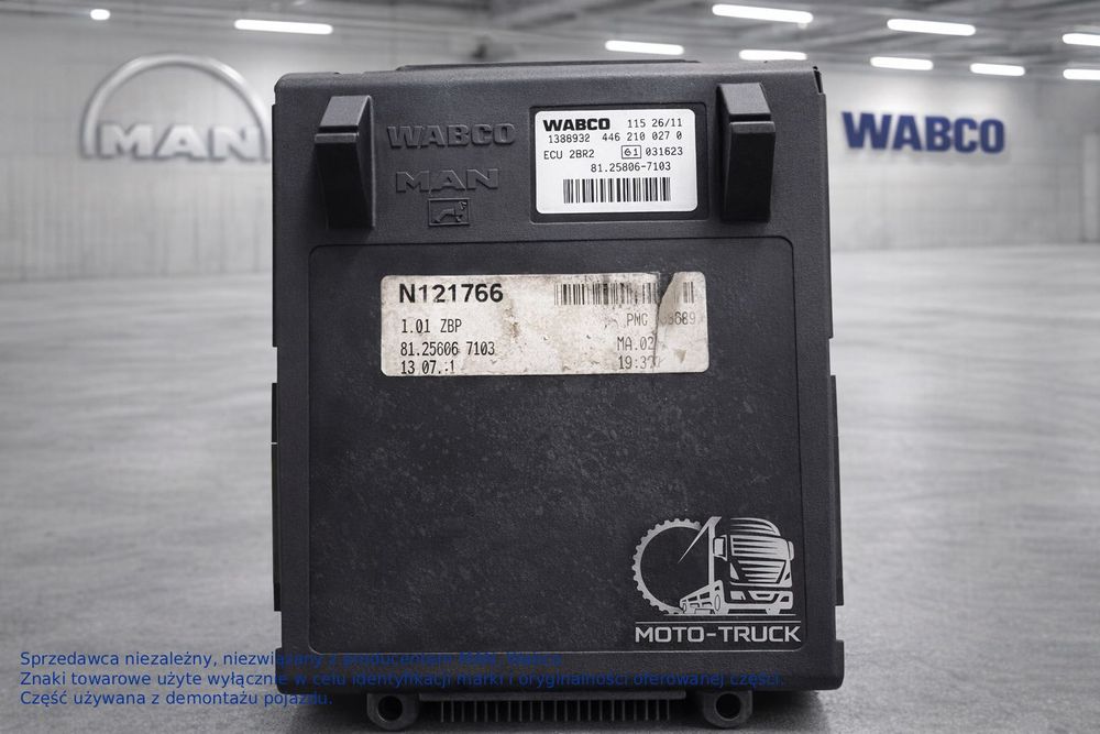 Sterownik ZBR2 WABCO 81.25806-7103 MAN TGL TGM TGA TGX EBS - obrazek 5