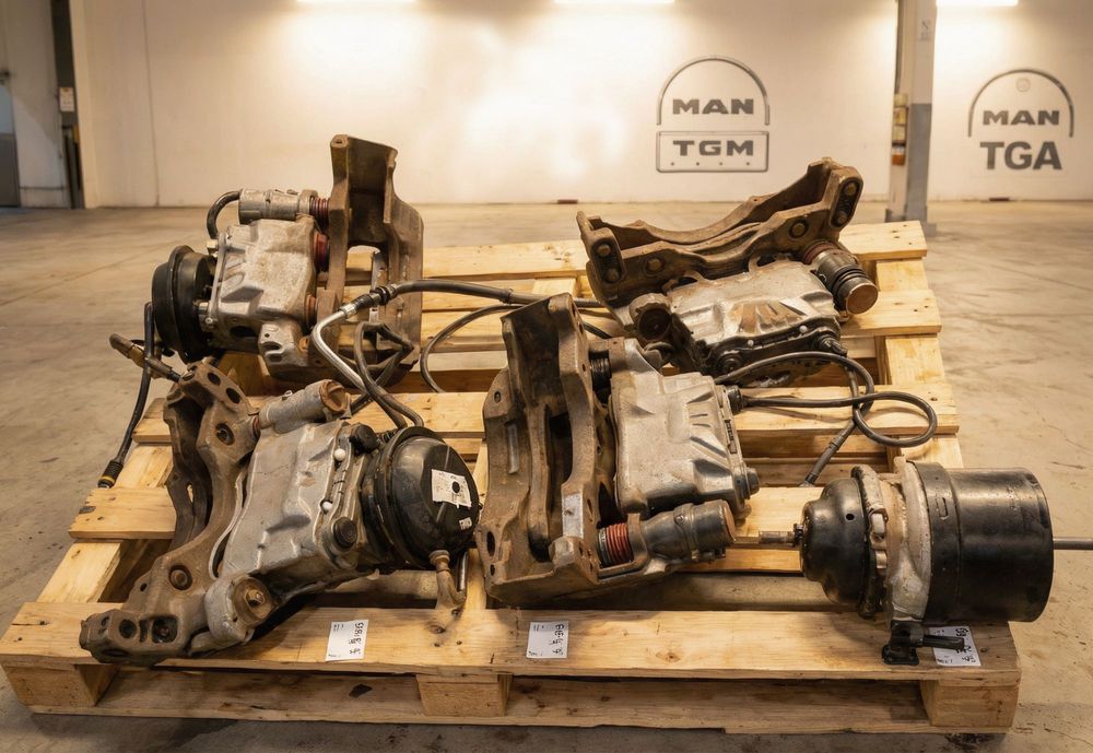 Zaciski Hamulcowe MAN KNORR + KLOCKI MAN TGM 19,5 TGA TGS TGX TGM 22.5"TGL 17,5 - obrazek 3